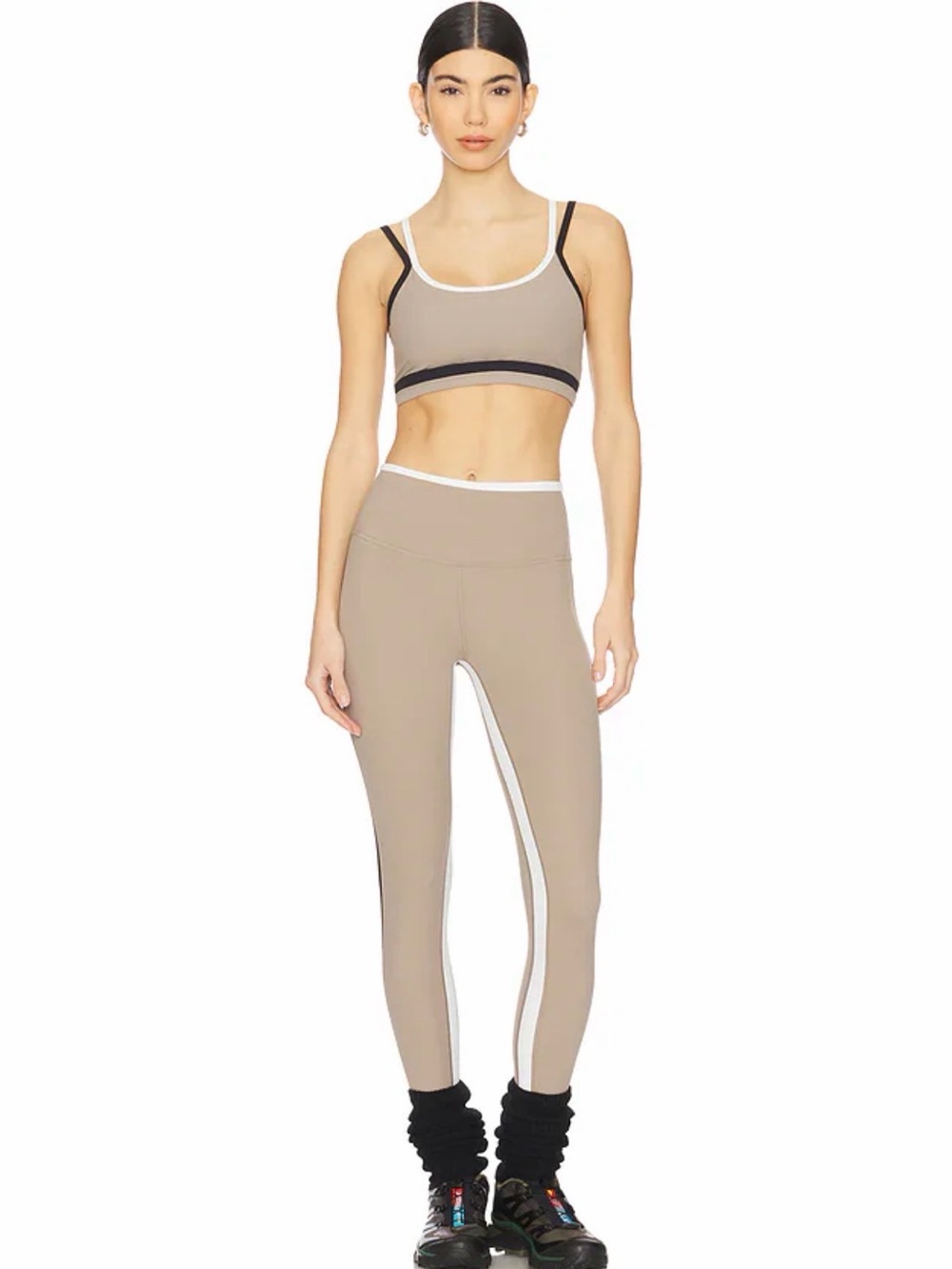 Splits59 Set Size S | Sammy High Waisted Rigor 7/8 | Eva Rigor Double Strap - Picture 3 of 5